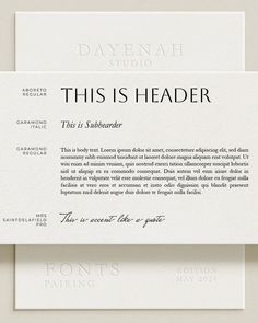 the front and back of this is headeder's business card, which has been printed on white paper