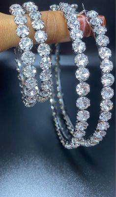 Jumbo stone ,stunning CZ  hoops.     Spring clasp for pierced ears.     Lightweight.    Exported By ExportYourStore :) Jewelry Earrings Hoops, Pierced Ears, Ear Piercings, Beauty Book, Beautiful Jewelry, Accessory Gift, Jewelry Earrings, Hoop Earrings, Electricity