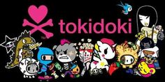 the word tokidoki is surrounded by cartoon characters