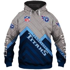 Get your product: Tennessee Titans Hoodie 3D Cheap Long Sweatshirt Pullover Size S-5Xl
1. PRODUCT INFORMATION:

Proudly printed in America
5.3 oz, unisex fit
Heavy cotton, classic midweight fabric
Material: 100% cotton | Dark Gray: 50% cotton:50% polyester | Light Gray: 90% cotton:10% polyester
Double-needle stitched neckline, bottom hem, and sleeves
Quarter-turned to eliminate center crease
7/8 inch collar
Tear-away label
Machine-wash safe
Copyrighted artwork
2. SIZE CHART:
3. RETURN:
We will g Tennessee Titans Logo, Dallas Cowboys Hoodie, Football Fan Shirts, Titan Logo, Dallas Cowboys Football, Cowboys Football, 3d Hoodie, Tennessee Titans, Fan Shirts