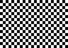 a black and white checkered pattern with squares in the middle, as if it were an optical illusion