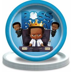 the boss baby doll is sitting in a chair