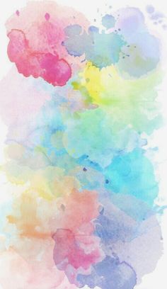 an abstract watercolor background with lots of colors on the bottom and bottom half of it