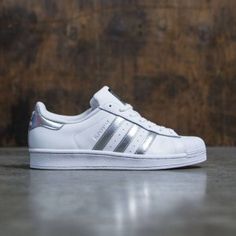 Footwear | BAIT Cute Tennis Shoes For Women Adidas, Luxury Adidas Sneakers For Light Sports, Adidas Shoes Women Sneakers White, Tennis Shoes Women Adidas, Womens White Adidas Shoes, Luxury Classic Silver Sneakers, Cheap Silver Women's Sneakers, Adidas Sneakers With Rose Gold, Cheap Silver Casual Sneakers