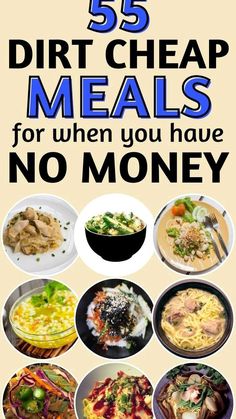 Super Cheap Meals, Dirt Cheap Meals, Cheap Meal Plans, Recipes For College Students, Frugal Meal Planning, Frugal Cooking, Cheap Family Meals, Frugal Recipes, Budget Family Meals