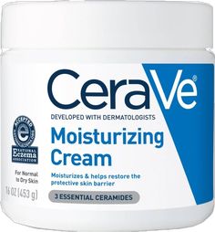 Cerave Moisturizer, Cerave Skincare, Face Moisturizer For Dry Skin, Hyaluronic Acid Moisturizer, Cerave Moisturizing Cream, Dry Skin Body, Cream Body, Cream For Dry Skin, Hydrating Moisturizer