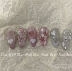 Pretty Nail Designs, Pretty Gel Nails, Really Cute Nails, Soft Nails, Jelly Nails, Kawaii Nails, I Love Nails, Pink Acrylic Nails, Minimalist Nails