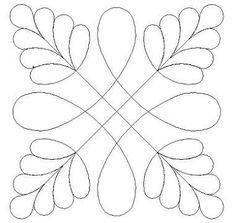 an image of a pattern with leaves in the shape of a flower, on a white background