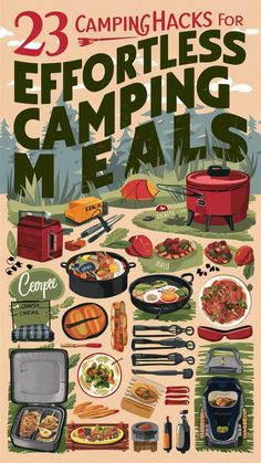 camping hacks for effortless camping meals by the camper's cookbook