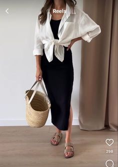 Summer House Outfits, Dress And Shirt Outfit, Humid Weather Outfit, Massimo Dutti Summer, Dress With Shirt, Elegance Dress, Neat Casual Outfits, Luxury Photography, Classy Fashion