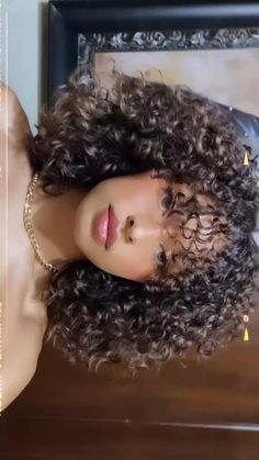 Curly Hair Beauty, Dyed Curly Hair, Cute Curly Hairstyles, Curly Hair Styles Easy, Hairdos For Curly Hair