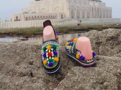 Moroccan Berber slippers, Women Pom Poms leather shoes, Handmade Black Slippers | eBay Berber Shoes, Moroccan Slippers, Black Slippers, Comfortable Slippers, Shoes Handmade, Slippers Women, Pom Poms, Leather Shoes, Pom Pom