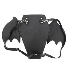 This creature-comforting Bat Coffin Mini Backpack holds all your necessities! Take it with you with and feel secure with its zippered closure. The inside is lined with fabric while the outside measures 8.5" (l) x 5" (w) x 12" (h). Carry it in spooky style! DETAILSMeasurements 8.5" (l) x 5" (w) x 12" (h)Material: VinylFeatures Zippered Closure Fabric LiningSHIPPINGShips in 3-5 days unless in Pre-order, which will ship in 2 weeks. Bat Backpack, Spooky Style, Mini Backpack, Pre Order, Bat, Crossbody Bag, Backpacks, Vinyl, Zipper