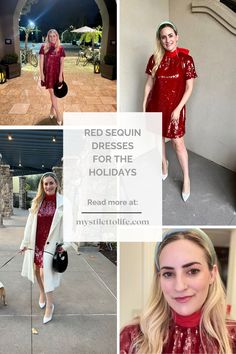 Use this style guide for all your holiday party outfit needs! From red and green dresses to winter white outfits, sequins and more! Holiday Cocktail Attire, Outfit Needs, Winter White Outfit, Red Sequin Dress, Holiday Cocktail, Green Dresses, Cocktail Attire