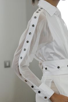 Antonio Berardi, White Shirts Women, Vogue Russia, Shirts Women, Fall 2018, White Shirts, Mode Inspiration, White Fashion