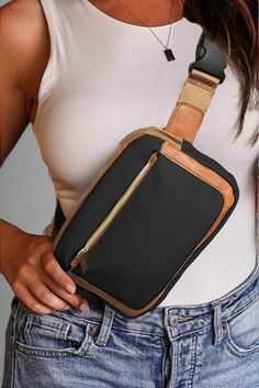 Constructed with a durable and long-lasting PU leather, this mini crossbody bag features an adjustable strap for a customizable fit. Its waterproof design guarantees the safety and dryness of your belongings, making it a practical choice for everyday use. With a compact size of 20*5.5*14.5cm, it is convenient and effortless to carry. Size Chart (CM) Sizes Length Height Width ONE SIZE 20~22 14.5~16.5 5.5~7 Note: 1.There maybe 1-2 cm deviation in different sizes, locations and stretch of fabrics. Thick Strap Crossbody Bag, White Crossbody Bag, Casual Crossbody Bag, Black Leather Crossbody Bag, Zip Tote, Zipped Bag, Mini Crossbody Bag, Crossbody Tote, Adjustable Belt