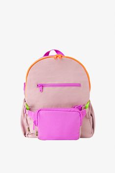 BÉIS 'The Kids Backpack' in Atlas Pink - Best Travel Backpack For Kids in Pink Safety Whistle, Book Bags For Kids, Best Travel Backpack, Kindergarten Backpack, Kids School Backpack, Work Accessories, Kids Travel, Kids Backpack, Accessories Packing