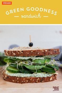 there is a sandwich made with vegetables and bread