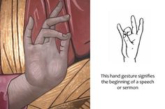 a drawing of a hand with the words begin a semion or teaching written on it