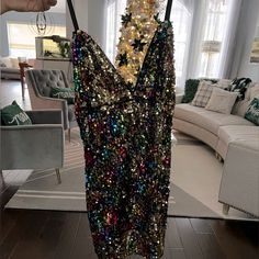 Beautiful Sequin Dress Brand New Never Worn Big Sequin Dress, New Years Eve Dresses, Eve Dresses, New Year’s Eve, Dress Brands, Sequin Dress, Colorful Dresses, Sequin, Womens Dresses