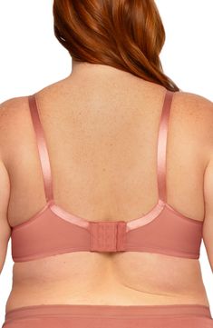 Enjoy smooth, seamless lift and support in this everyday bra designed with unpadded, opaque cups that contour to your natural shape. This full-coverage style features front-adjusting straps to easily customize the fit. 88% nylon, 12% spandex Hand wash, line dry Imported Black Owned/Founded Full Coverage Nursing Bra With Padded Cups, Solid Full Coverage Nursing Bra With Padded Cups, Shaping Shapewear Bra With Adjustable Straps, Full Coverage Shaping Nursing Bra With Padded Cups, Shaping Full Coverage Nursing Bra With Padded Cups, Full Coverage Bra With Moderate Back Coverage, Full Coverage Shaping Nursing Bra, Solid Full Coverage Bra With Moderate Back Coverage, Contoured Full Coverage Padded Bra