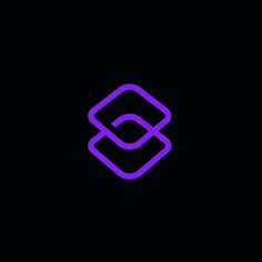 the letter c is made up of purple lines on a black background, and it appears to be overlapping