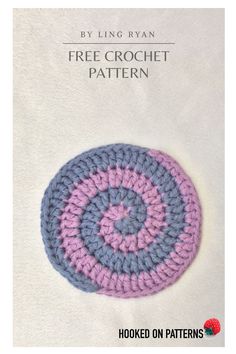 a crochet pattern is shown in the shape of a circle