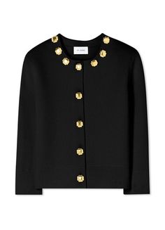 A classic pique knit crewneck cardigan gets a makeover with bold gold lining the collar and front. Worn open or buttoned, these studs are sure to stun. 83% Viscose, 17% Elastic Overall Length: 21 Inches Collar Type: Jewel Neckline Closure Type: Button Sleeve Type: 3/4 Length Sleeve Length: 18 1/2 Inches Take advantage of our TrueFit sizing if shopping for the first time. Traditional Fit Shop Foundation, Tweed Dresses, St John Knits, Tweed Dress, High End Fashion, Fall 2024, Knit Jacket, Black Trim, 404 Error