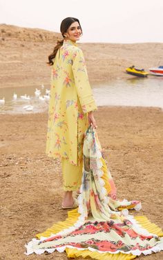 Asifa N Nabeel Orchid Meraki Summer Vol-1 2024 – Sara Clothes Sara Clothes, Pakistani Designer Clothes, Summer Lawn, Printed Dupatta, Desi Style, Luxury Wear, Ladies Clothing, Embroidered Neckline, Pakistani Designers