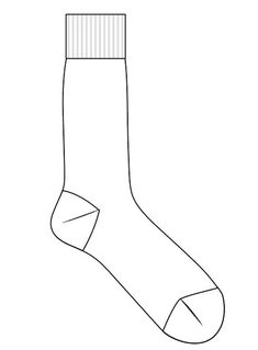 Vector sock pack SVG formal sock sports sock trainer sock | Etsy Socks Flat Sketch, Socks Technical Drawing, Socks Coloring Page, Socks Template, Socks Illustration, Socks Drawing, Coach Jacket Men, Sock Designs, Technical Illustration