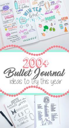 200+ Bullet Journal Ideas to Try This Year + Printable Checklist ⋆ The Petite Planner Personal Journal Ideas Creative, Journal D'inspiration, Bullet Journal 2019, Bullet Journal Weekly Spread