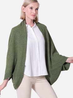 Our new WEARABLE Cashmere Wrap is designed to keep you elegantly warm on any occasion. Made of 100% premium cashmere, this versatile wrap instantly adds styles to any outfit. You can wear it in a variety of ways, making it ideal for travel, casual wear, or even as a cover-up for a wedding party! Warm and lightweight. We use superfine 100% cashmere from Inner Mongolia, so you don't have to worry about the cold and the bulk. Heavenly soft. Thanks to our new FlexKnit™ technology, making the 100% ca One Size Cashmere Wraps For Fall, Fall Cashmere Shawl For Layering, Versatile Winter Layering Wraps, Versatile Solid Wrap Cardigan, Versatile Solid Color Wrap Cardigan, Versatile Winter Wraps For Layering, Winter Cashmere Wraps For Layering, Cashmere Wraps For Winter Layering, Cashmere Shawl Outerwear For Fall