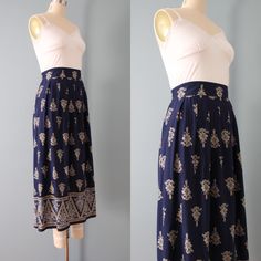 Vintage Ornament Maxi Skirt Hyacinth Blue Boho Maxi Skirt - Etsy Bohemian Pleated Fitted Maxi Skirt, Bohemian Fitted Pleated Maxi Skirt, Bohemian Long Pleated Maxi Skirt, Bohemian Maxi Skirt, Boho Maxi Skirt, Flare Maxi Skirt, Bohemian Maxi, Maxi Skirt Boho, Skirt Pleated