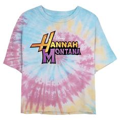 She'll love the look and feel of this Disney's Hannah Montana Logo Juniors' Cropped Graphic Tee. © Disney FEATURES Crewneck Short sleevesFABRIC & CARE Cotton Machine wash Imported Size: Large. Color: Blue Pink Light Yellow. Gender: female. Age Group: kids. Hannah Montana Logo, Cropped Graphic Tees, Girls Tie, Hannah Montana, Pink Light, Crop Tshirt, Light Yellow, Gender Female, Montana