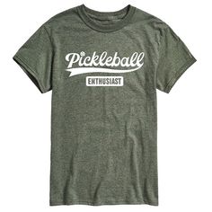 Keep the ball in your court with this men's Pickelball tee. Keep the ball in your court with this men's Pickelball tee. FEATURES Crewneck Short sleevesFABRIC & CARE Cotton, polyester Machine wash Imported Size: L. Color: Green. Gender: male. Age Group: adult. Pattern: Graphic. Pickleball Sports Season Graphic T-shirt, Pickleball Sports Season Graphic Print T-shirt, Green Sporty T-shirt For Pickleball, Sporty Green T-shirt For Pickleball, Message Man, Pattern Graphic, Pickleball, This Man, Mens Tees