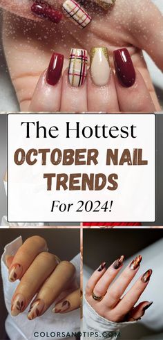 Beautify your nails with these trendy October nail designs! Explore the best cute, simple, and fun ideas for 2024. Perfect for short nails, these designs feature Halloween-inspired art and cozy fall colors. Check out these nail inspo pics, including Halloween nails, fall colors, pink fall nails, short nails, cute Halloween designs, simple fall nails, cozy autumn vibes, fall nail inspo. Pink Fall Nails, October Nail Ideas, October Nail Designs, Short Nails Cute, Nails Fall Colors, Cute Halloween Designs, Fall Nails Short, Colored French Nails