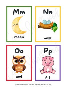 Lowercase and uppercase alphabet flashcards for toddlers Flashcards For Toddlers