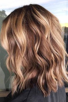 Beach Wave Hairstyles, Long Bob Hairstyles For Thick Hair, Wave Hairstyles, Waves Haircut, Hairstyles For Thick Hair, Beach Wave Hair, Bob Hairstyles For Thick, Medium Length Hair With Layers, Beach Wave