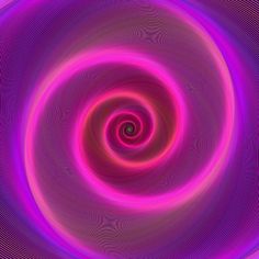 an abstract purple and pink background with swirls in the center, as well as a circular