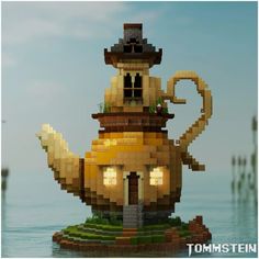 an image of a teapot made out of legos