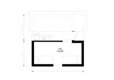 the floor plan for an apartment with one bedroom