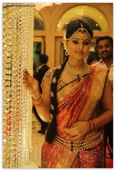 Indian bridal wear  #SouthIndian #Bride  #indianwedding, #shaadibazaar South Indian Weddings, Big Fat Indian Wedding, Indian Bridal Hairstyles, Indian Bridal Wear, Indian Woman, South Actress, South Indian Bride, Bridal Saree, Indian Bridal