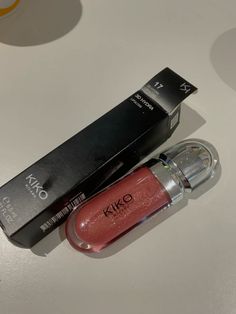 Kiko Lipgloss 17, Kiko Aesthetic, Lip Gloss Kiko, Kiko Gloss, Makeup Kiko, Kiko Lipgloss, Gloss Kiko, Gym Makeup, Dior Lipgloss