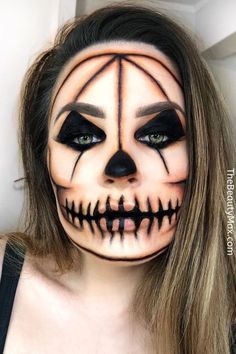 Awesome Halloween Makeup, Diy Costume Ideas, Scary Halloween Makeup, Halloween Makeup Clown