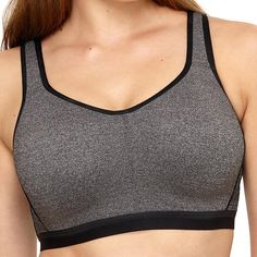 Wacoal Sports Underwire Bra 855229 Grey Heather Chest Workout Women, Bra Crafts, Underwire Sports Bras, Supportive Sports Bras, Yoga Iyengar, Crop Bra, Printed Sports Bra, Yoga Journal, High Impact Sports Bra