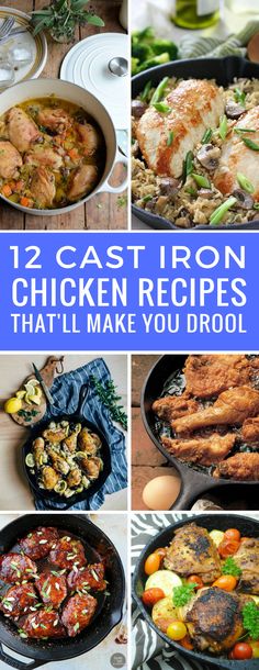 12 cast iron chicken recipes that'll make you drool