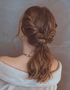 How to Make Hairstyle For Medium Hair|hairstyle tutorials Cute Hair Inspo For Long Hair, Side Of Head Braid Hairstyles, Formal Ponytail Hairstyles Medium Length, Theater Hairstyles, Classy Prom Hair, Simple Prom Hair, Simple Wedding Hairstyles, Hair Up Styles