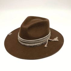 American Hat Makers Wide Brim Fedora Wessex | Cornell's Country Store Mens Felt Hats, Mens Felt Hat, Georgia Hat, Womens Fedora Hat, Cowboy Hat Styles, Wool Hat Men, Wide Brim Felt Hat, American Hat Makers, American Hat