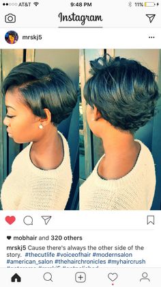 I love the fact that this short cut isn't tapered in the back Products For Short Curly Hair, Black Models With Short Hair, Tapered Bob Haircut Short, Short Relaxed Hair, Natural Hair Bob, Feathered Bob, Short Relaxed Hairstyles, Black Hair Short Cuts, Beautiful Black Hair