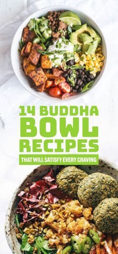 Buddha Bowl Recipes, Different Types Of Food, Salad Pasta, Bowl Recipes, God Mat, Buddha Bowl, Food Bowl